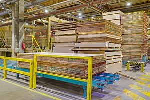 cca plywood in a factory