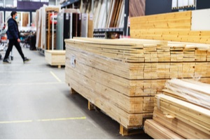 wholesale and retail trade in lumber in a specialized store
